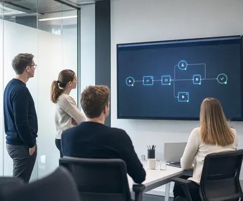 Visualisierung eines automatisierten Workflows — Prozessautomatisierung von Lota Engineering in Düsseldorf