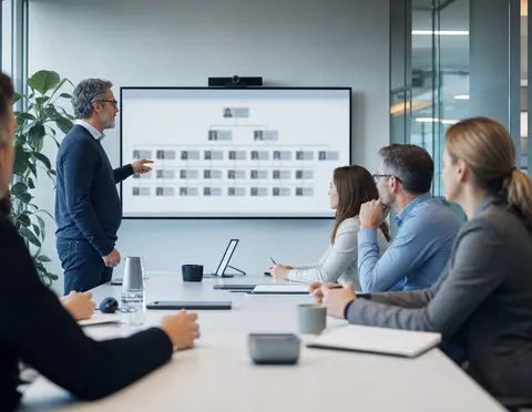 Bürogebäude eines Großunternehmens mit standortübergreifend betriebener IT-Infrastruktur