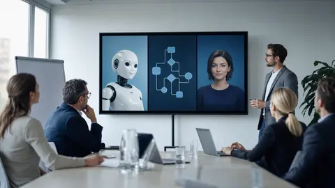 Vergleich von RPA, Workflow-Automatisierung und KI-Agenten: drei Automatisierungsansätze nebeneinander auf einem Bildschirm dargestellt