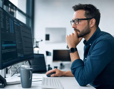 Virtualisierungs-Host mit VMware im Serverraum, betreut von Lota Engineering Düsseldorf