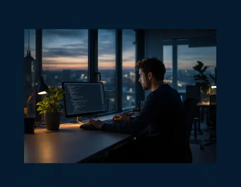 Softwareentwickler von Lota Engineering programmiert individuelle Software in Düsseldorf