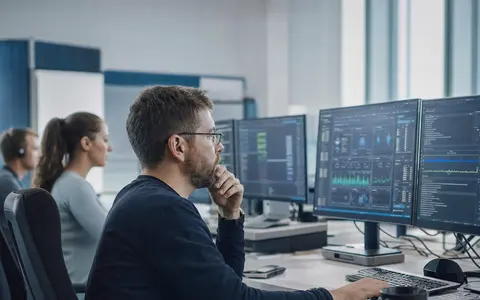 Managed IT-Services von Lota Engineering — Team im Düsseldorfer Büro
